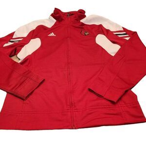 adidas Louisville Cardinals full Zip‎ Climalite Jacket Size Small woman